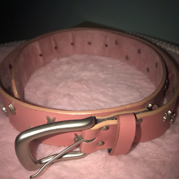 Playboy Barbie pink silver belt sexy vintage Y2k trashy dollbaby vinyl vegan - Picture 4 of 11